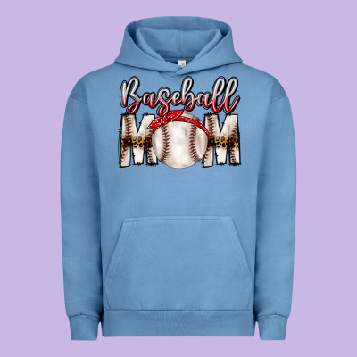 Baseball Mom Urban Hoodie Designed By Cowhidedigitalart