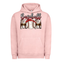 Pigment Salmon Baseball Mom Urban Hoodie - CowhideDigitalArt