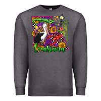 Charcoal Heather louisiana Premium Sweatshirt - OliviaCreatesArt