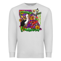 Dove Grey louisiana Premium Sweatshirt - OliviaCreatesArt