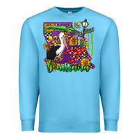 Ocean Blue louisiana Premium Sweatshirt - OliviaCreatesArt