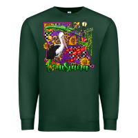 Sports Green louisiana Premium Sweatshirt - OliviaCreatesArt