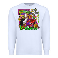 White louisiana Premium Sweatshirt - OliviaCreatesArt