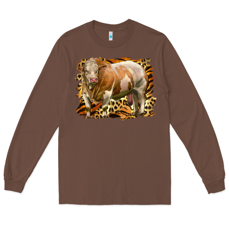 Western Simmental Bull Long Sleeve Tee by LillyAllenDesigns | Teevron