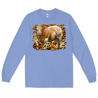 Colony Blue western simmental bull Long Sleeve Tee - LillyAllenDesigns