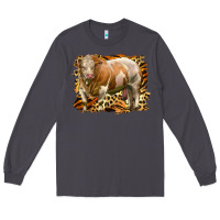 Smoke western simmental bull Long Sleeve Tee - LillyAllenDesigns