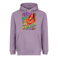 Lavender pinch peel eat repeat mardi gras olivia Heavyweight Hoodie - OliviaCreatesArt