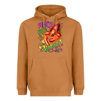 Meerkat pinch peel eat repeat mardi gras olivia Heavyweight Hoodie - OliviaCreatesArt
