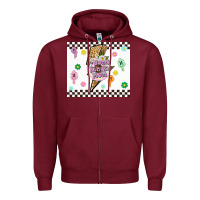 Burgundy f bomb kinda mom Zipper Hoodie - TumblerDesignByShophia