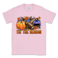 Bubblegum Pink tis the season football Classic Tee - NancyCooperArtShop