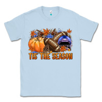 Dusty Blue tis the season football Classic Tee - NancyCooperArtShop