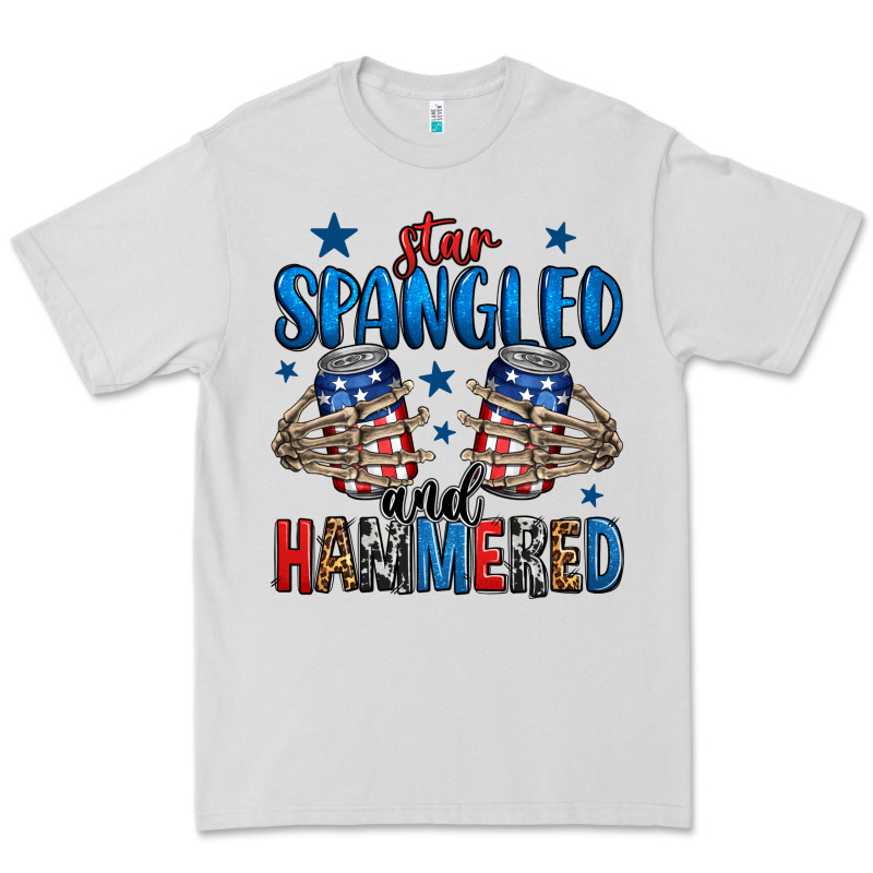 Star Spangled And Hammered Skeleton Hand Premium Tee by Jasminsmagicworld | Teevron