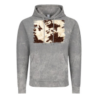 Cloud Rock brown cowhide background Vintage Hoodie - NancyCooperArtShop