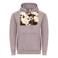 Vintage Zinc brown cowhide background Vintage Hoodie - NancyCooperArtShop