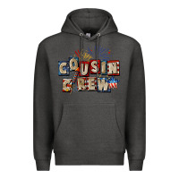 Charcoal Heather Cousin crew 4th of july Premium Hoodie - CowGirlArtShop