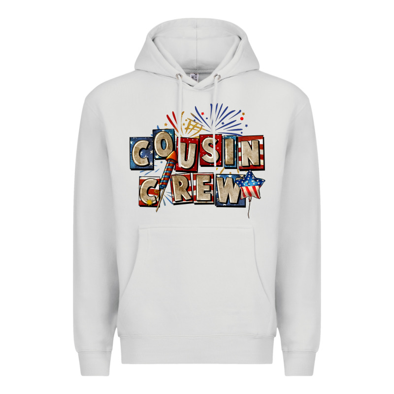 Cousin Crew 4th Of July Premium Hoodie by CowGirlArtShop | Teevron
