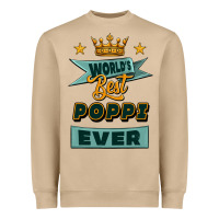 World's Best Poppi Ever Heavyweight Sweatshirt | Teevron