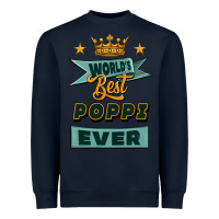 Navy world's best poppi ever Heavyweight Sweatshirt - Jasminsmagicworld