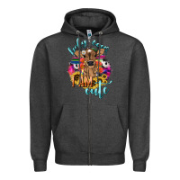 Charcoal Heather Holy cow i am cute baby cow Zipper Hoodie - HowdyJamesFarm
