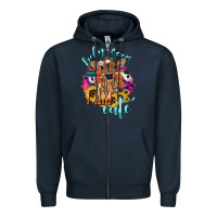 Navy Holy cow i am cute baby cow Zipper Hoodie - HowdyJamesFarm