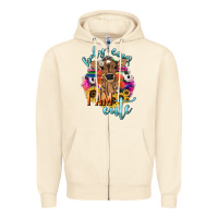 Sandshell Holy cow i am cute baby cow Zipper Hoodie - HowdyJamesFarm