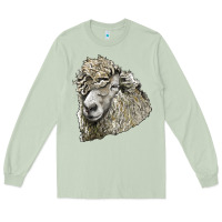Matcha lincoln sheep head Long Sleeve Tee - LillyAllenDesigns
