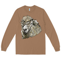 Toasted Coconut lincoln sheep head Long Sleeve Tee - LillyAllenDesigns
