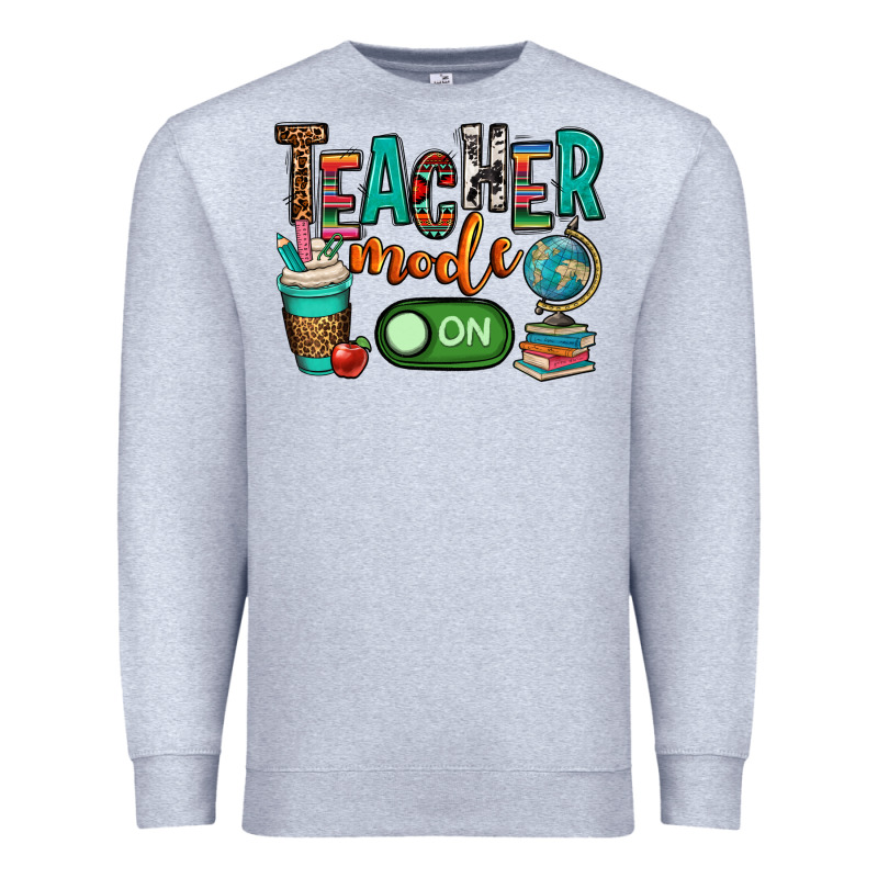Teacher Mode On Premium Sweatshirt by OliviaCreatesArt | Teevron