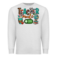 Oatmeal Heather teacher mode on Premium Sweatshirt - OliviaCreatesArt