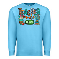 Ocean Blue teacher mode on Premium Sweatshirt - OliviaCreatesArt