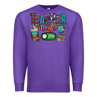 Purple teacher mode on Premium Sweatshirt - OliviaCreatesArt