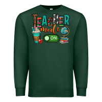 Sports Green teacher mode on Premium Sweatshirt - OliviaCreatesArt