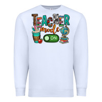 White teacher mode on Premium Sweatshirt - OliviaCreatesArt