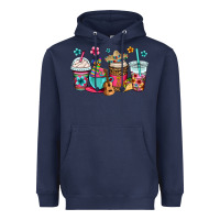 Navy mexico fiesta coffee cups Heavyweight Hoodie - OliviaCreatesArt