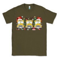 Army Green christmas school bus Classic Tee - MaliasSmallBusiness