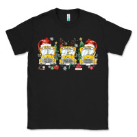 Black christmas school bus Classic Tee - MaliasSmallBusiness
