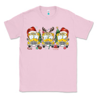 Bubblegum Pink christmas school bus Classic Tee - MaliasSmallBusiness