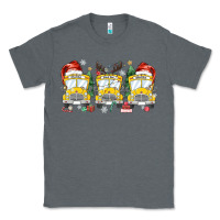 Charcoal Heather christmas school bus Classic Tee - MaliasSmallBusiness