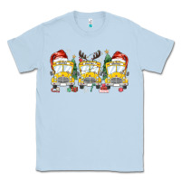 Dusty Blue christmas school bus Classic Tee - MaliasSmallBusiness