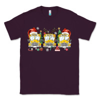 Plum christmas school bus Classic Tee - MaliasSmallBusiness