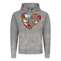 Cloud Rock bake tools hearts Vintage Hoodie - NancyCooperArtShop