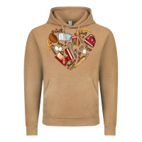 Vintage Camel bake tools hearts Vintage Hoodie - NancyCooperArtShop