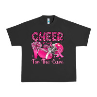Pigment Black cheer for the cure Urban Heavy Tee - MaliasSmallBusiness