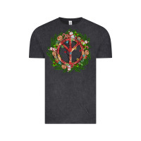 Vintage Black Christmas peace Vintage Tee - MaliasSmallBusiness
