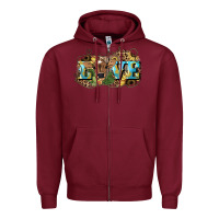 Burgundy Love baby Cow Zipper Hoodie - HowdyJamesFarm