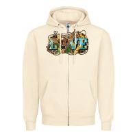 Sandshell Love baby Cow Zipper Hoodie - HowdyJamesFarm