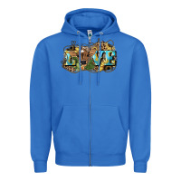 True Royal Love baby Cow Zipper Hoodie - HowdyJamesFarm