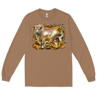 Toasted Coconut western charolais bull Long Sleeve Tee - LillyAllenDesigns