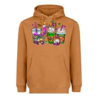 Meerkat mardi gras gnomes coffee cups Heavyweight Hoodie - OliviaCreatesArt