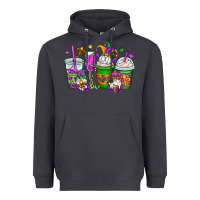 Smoke mardi gras gnomes coffee cups Heavyweight Hoodie - OliviaCreatesArt